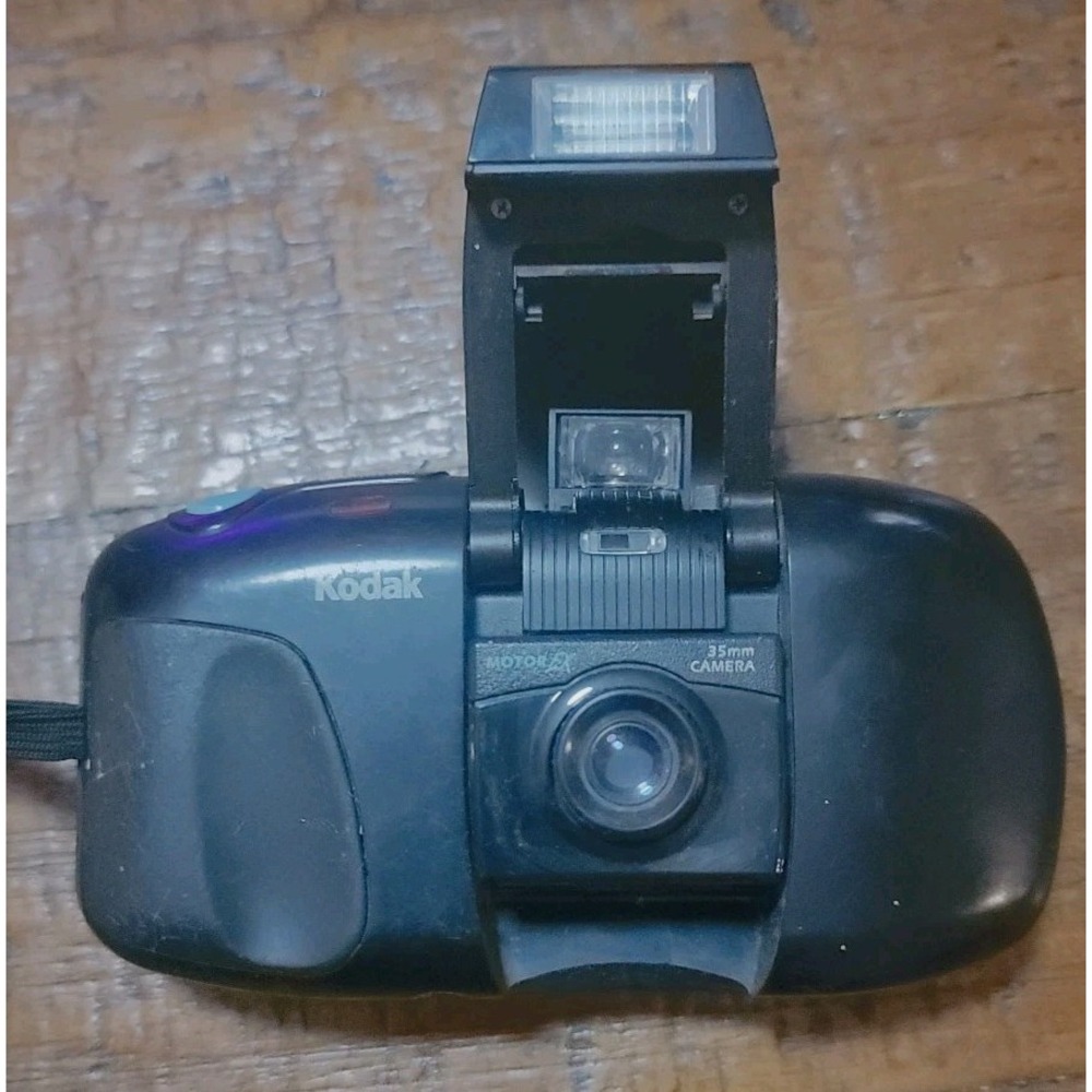 Kodak Cameo Motor EX 35mm Film Camera Tested Flash Works Film Inside